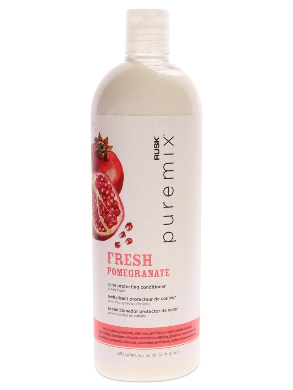 New 🪮RUSK FRESH POMEGRANATE COLOR PROTECTING CONDITIONER 35 OZ